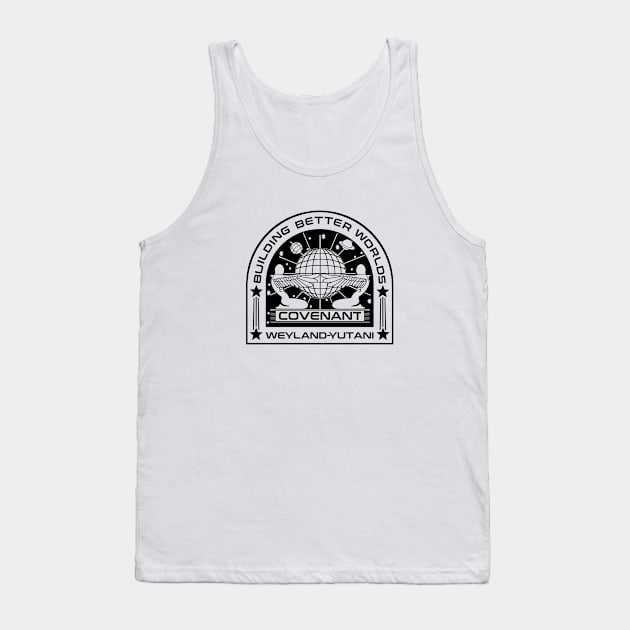 Alien Covenant Mission black Tank Top by udezigns